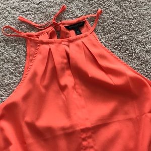 Orange coral banana republic strappy tank top